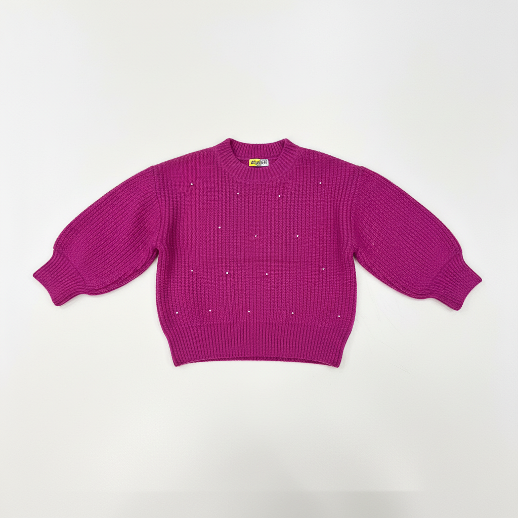 Foto catalogo maglione fucsia